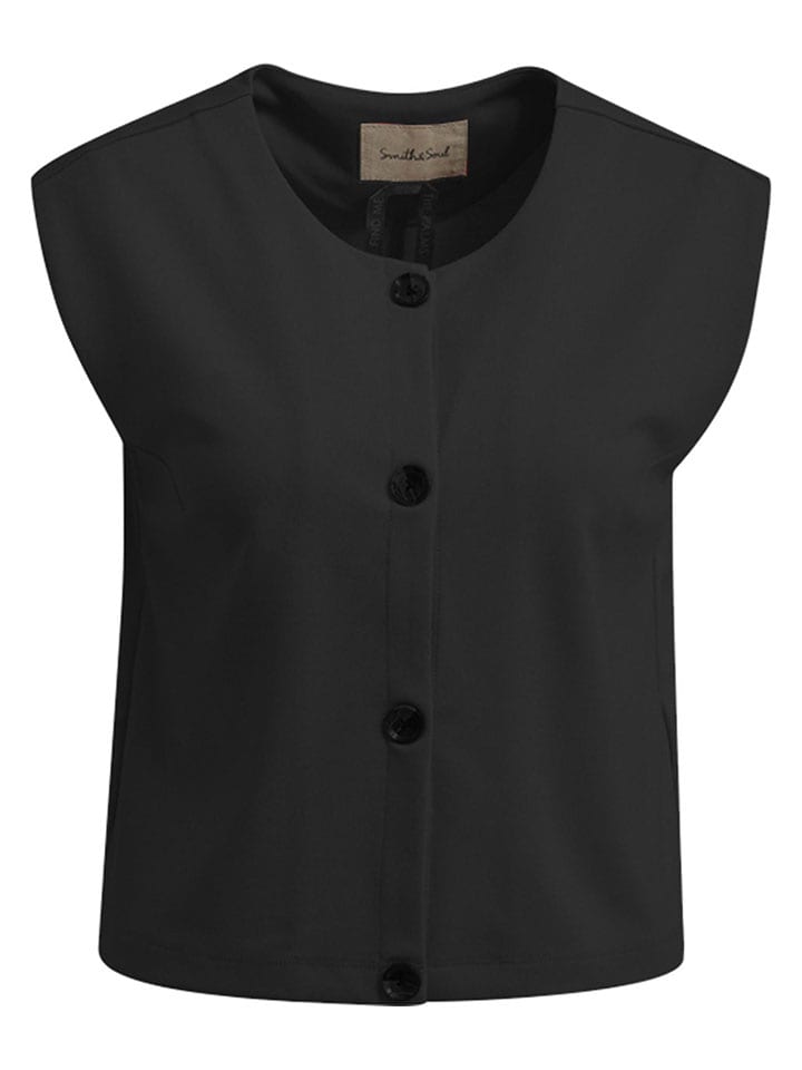 Smith & Soul Bluse in Schwarz - L