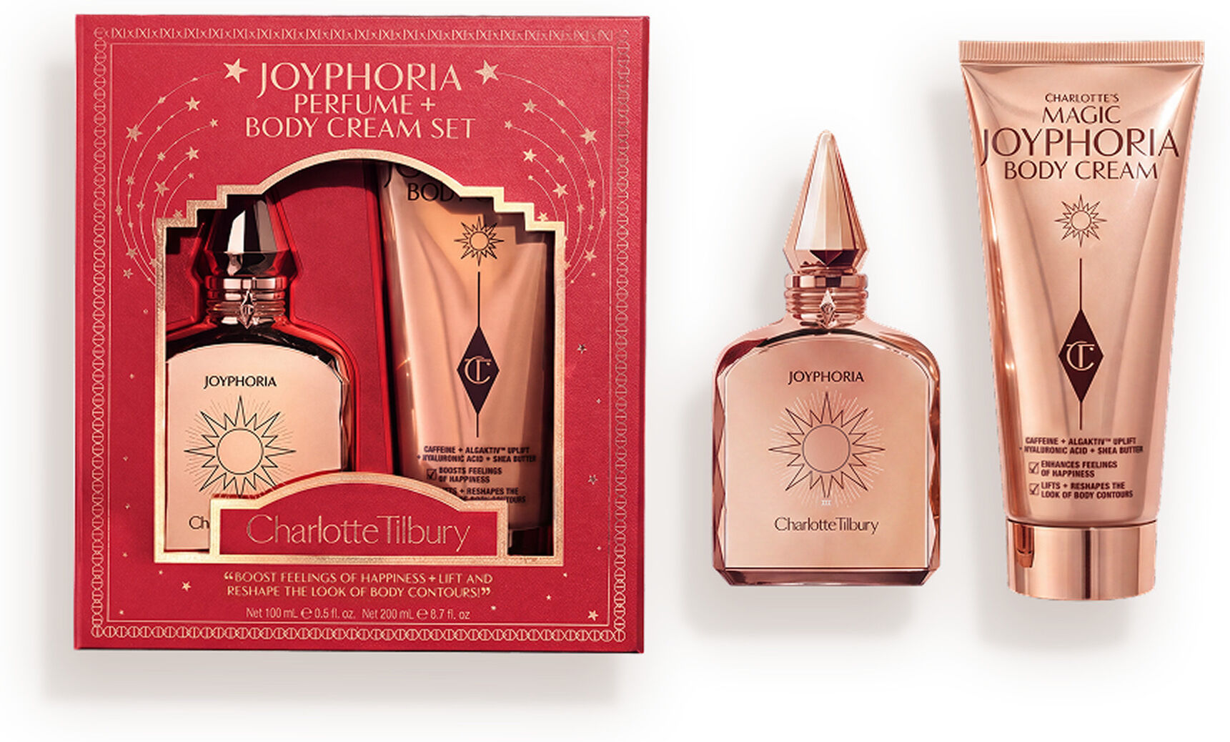 Joyphoria Perfume + Body Cream Set - Perfume Kit Charlotte Tilbury 760 Joyphoria Perfume + Body Cream Set Size: