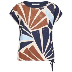 Rundhals-Shirt Betty & Co blau, 44