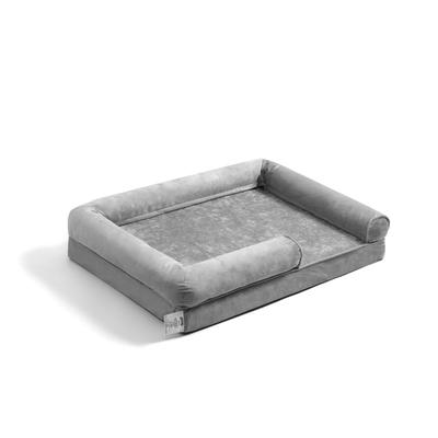 Hundebett OTTO HOME "Dreamy", grau, B/H/L: 80cm x 16cm x 60cm, Tierbetten, Orthopädischer Komfort für erholsamen Schlaf