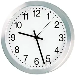 Peweta Uhren Funk-Wanduhr 51.190.205 Ø 20 cm grau, 20 cm