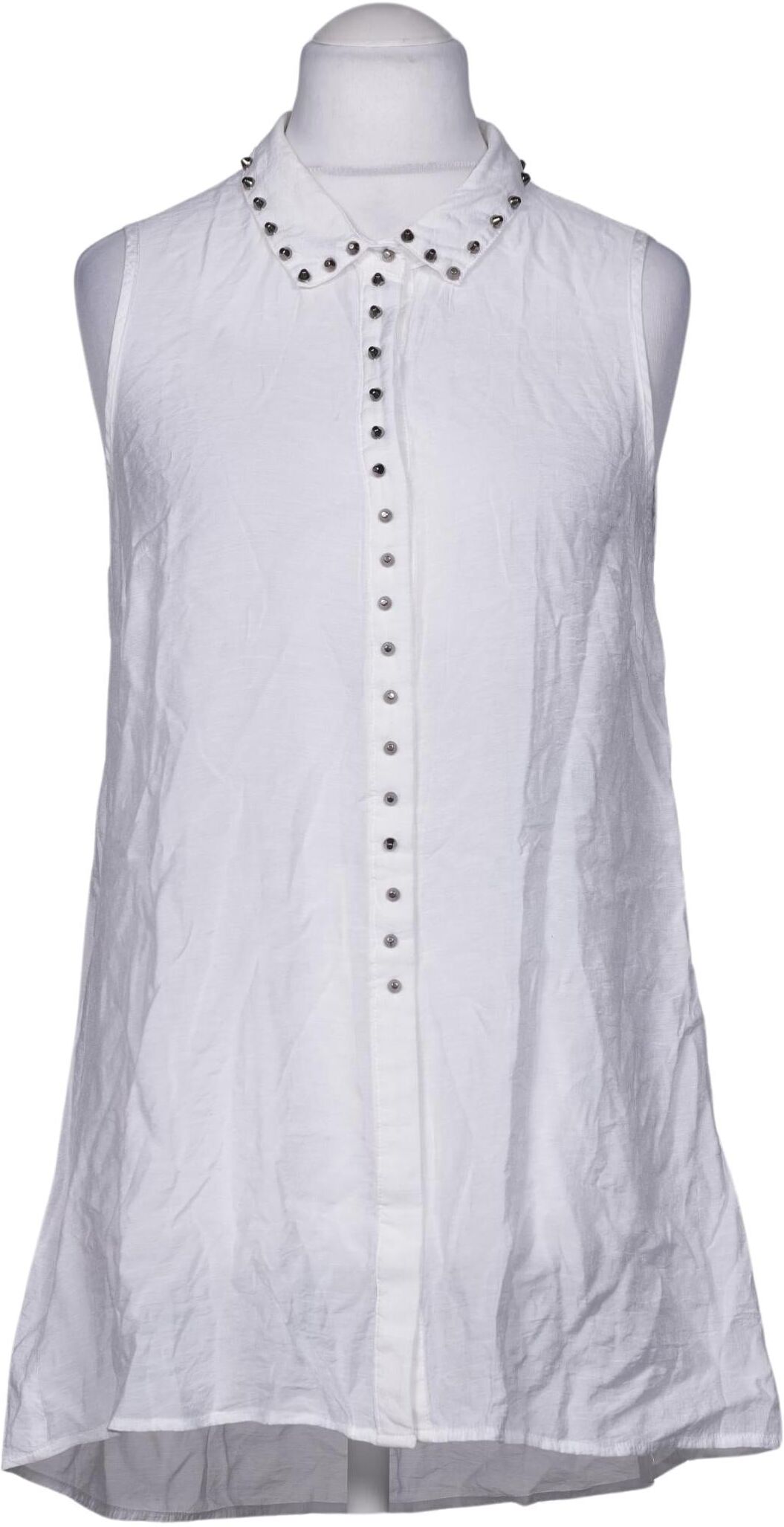 Dedicated Damen Bluse, Weiß, Gr. L, kein / Etikett - Second Hand