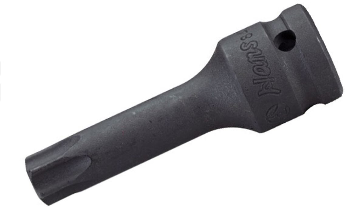 Schlagsteckschlüssel mit Bohrung 1/2" TORX HANS 84014-2T90