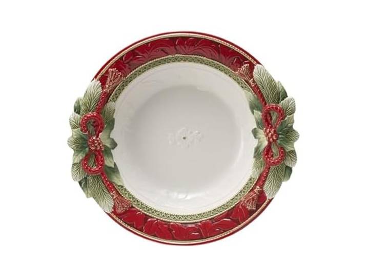 Fitz and Floyd Holiday Home Garland Servierschüssel, 40,6 cm