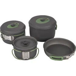 Bo-Camp Explorer Kochgeschirr-Set Aluminium eloxiert 4-tlg.