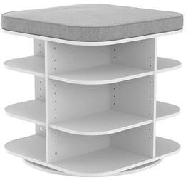ClosetMaid Revolution Rotating Shoe Storage Bench