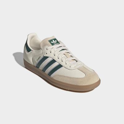 Sneaker ADIDAS ORIGINALS "SAMBA OG", Herren, Gr. 37, beige (crewht, cgrün, gum4), Leder, Schuhe Sneaker