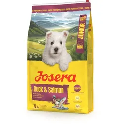 Josera Mini Junior Duck & Salmon Hundetrockenfutter 1 x 10 Kilogramm