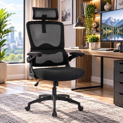 Modern Designs Ergonomic Mesh Office Chair, Adjustable Height, Tilt, Headrest & Lumbar