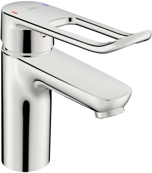 Hansa Mitigeur monocommande de lavabo HANSACARE chrome, saillie 114 mm (46022286)