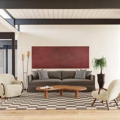 Nuloom Kia Checkerboard Wool Area Rug