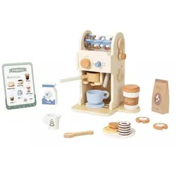 Tooky Toy: Kaffeemaschinen-Set aus Holz