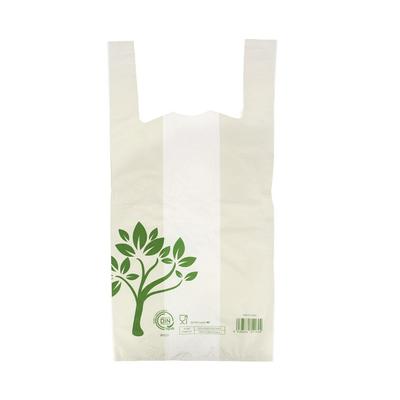 Greenuso MONOUSO - Hemdchenbeutel Home Compost “Be Eco!” 50x60cm 22,5µm (500 Stück)