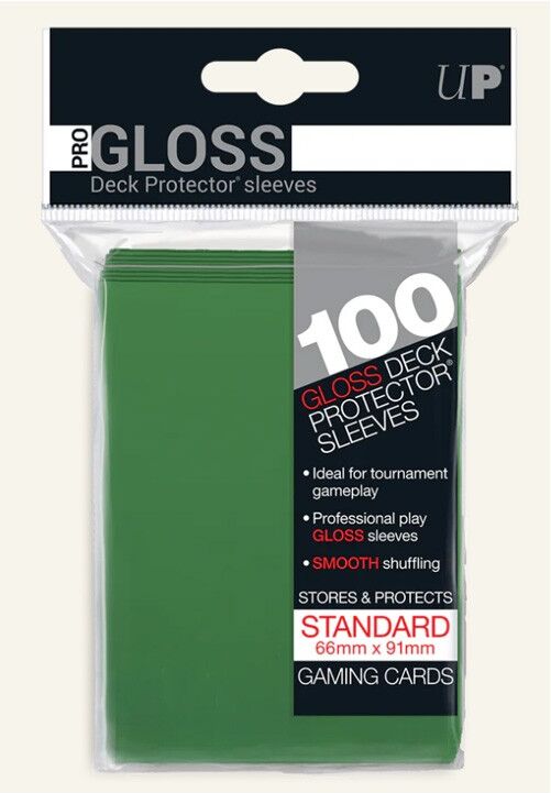 Ultra.PRO Ultra Pro - Paquet 100 sleeves Gloss standard Vert