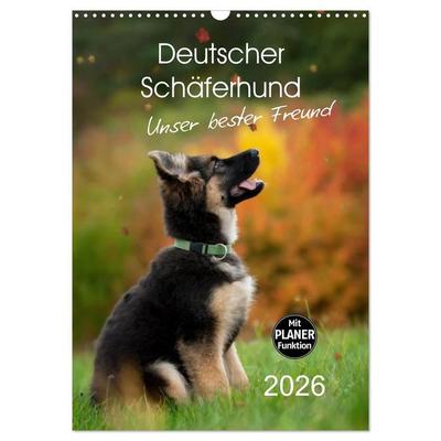 Deutscher Schäferhund - unser bester Freund (Wandkalender 2026 DIN A3 hoch), CALVENDO Monatskalender