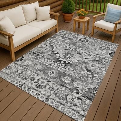Addison Rugs Machine Washable Indoor/ Outdoor Traditional Hudson Chantille Rug