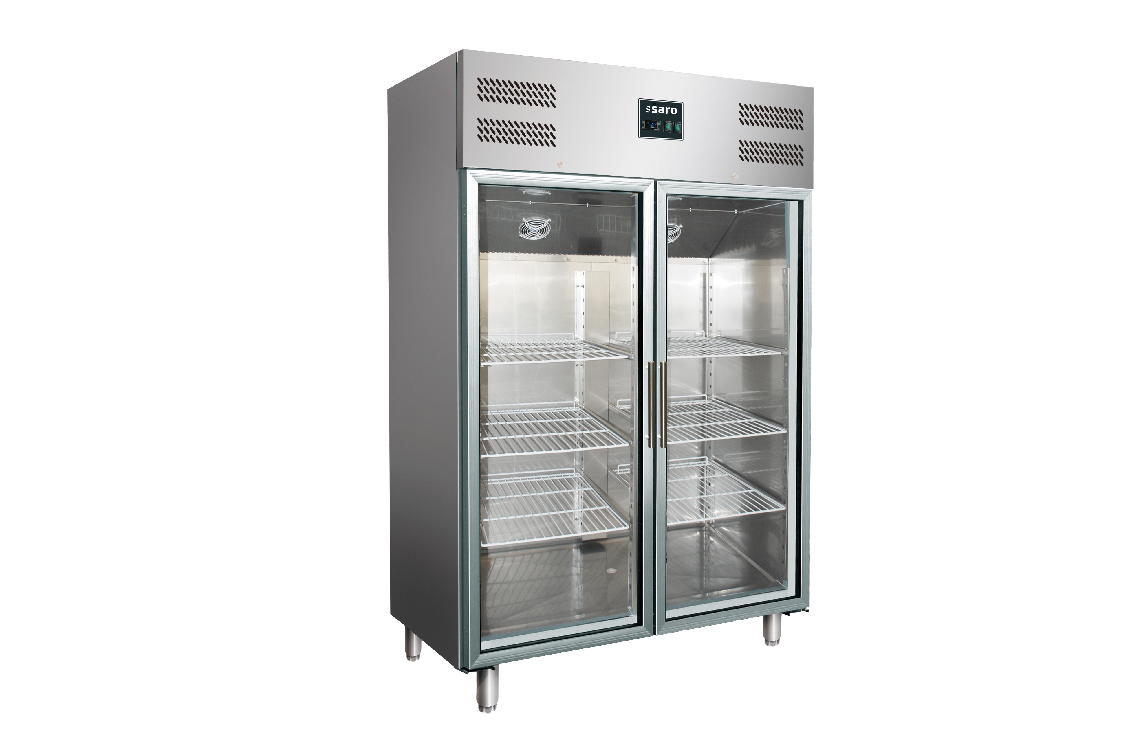 Gewerbekühlschrank, Glastür - 2/1 GN GN 1200 TNG