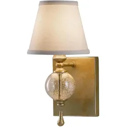 Elstead Lighting, Gartenbeleuchtung, Argento Wandleuchte E14 Oxidiertes Blattsilber (E14, IP20, IP55)