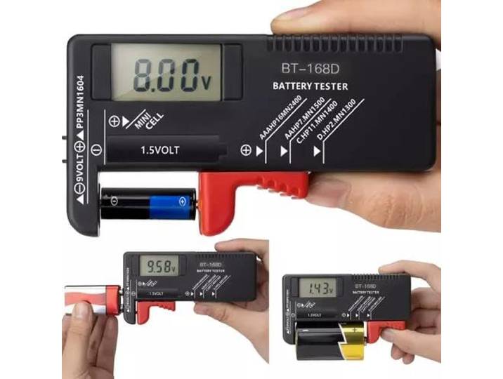Batterijtester met LCD - batterijtester -