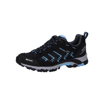 Wanderschuh MEINDL "Meindl Caribe Lady GORE-TEX", Damen, Gr. 39, Normalschaft, schwarz, Veloursleder, Schuhe Wanderschuh, Comfort fit mehr Platz im Vorfußbereich.Wasserdicht.