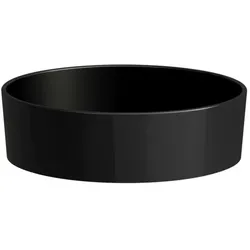 LAUFEN Waschtisch-Schale Kartell 8123310201121 42x42x13,5cm, schwarz, ohne Überl., Saphirkeramik