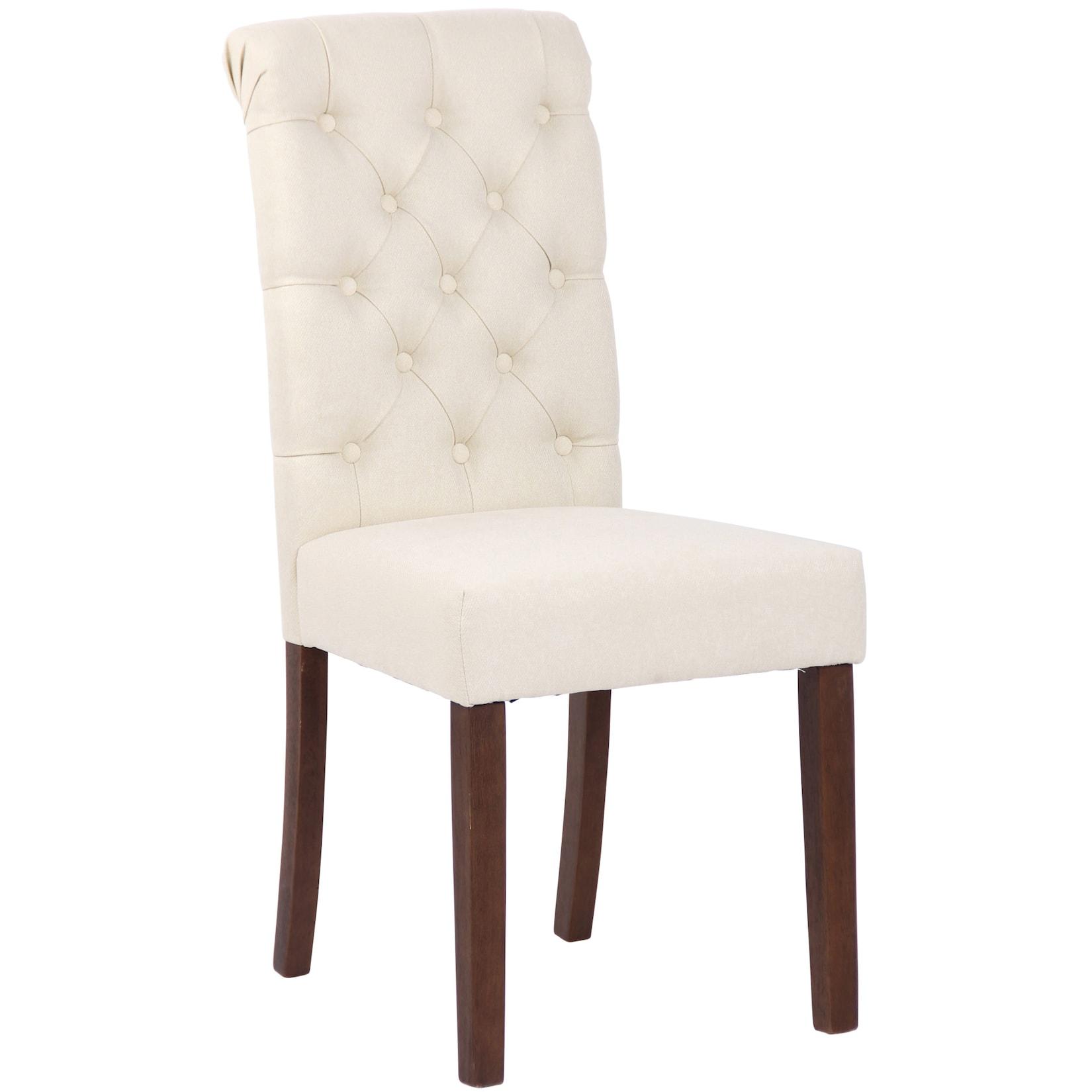 CLP Esszimmerstuhl Lisburn I Samt I Stoff I Polsterstuhl Gesteppt Chesterfield Design