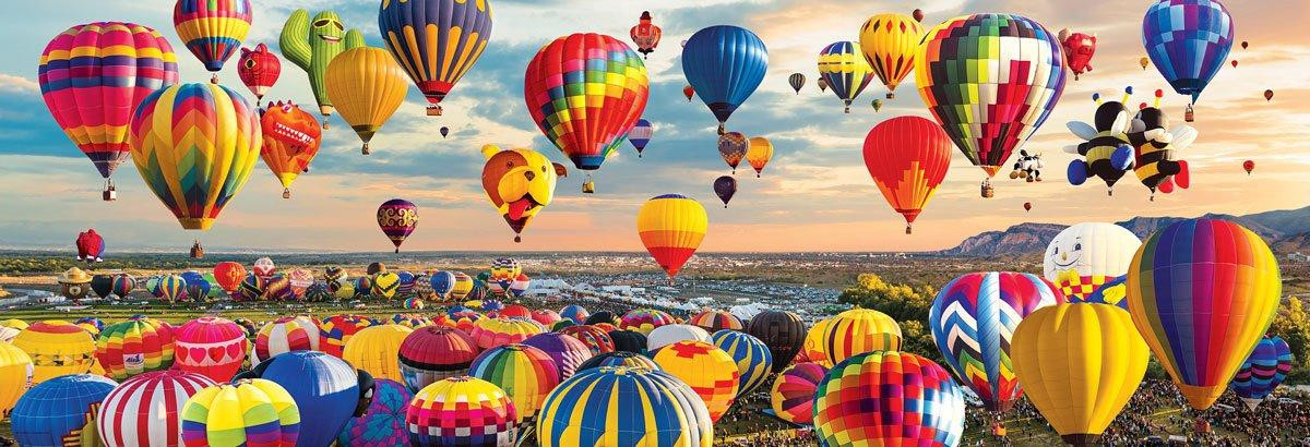 Eurographics Puzzel Ballonlancering Panorama 1000 stukjes