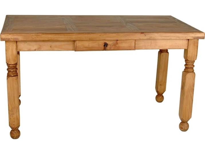 MiaMöbel Mexico Esstisch 200x100cm Massivholz Pinie Landhaus Mexiko Möbel Mexikanisch