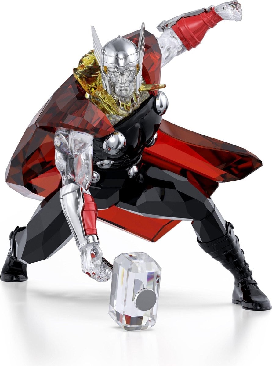 Swarovski Marvel Thor 5677044 Zwart Kristallen Beeldje