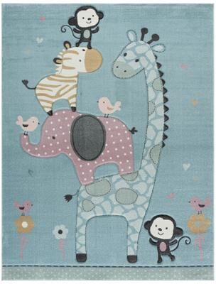 SAFAVIEH Carousel Kids Brandusa Animal Rug