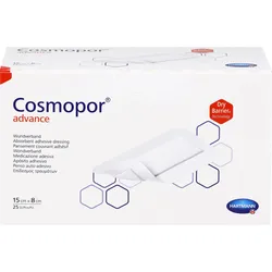 Cosmopor Advance Wundverband 8x15cm 25 ST