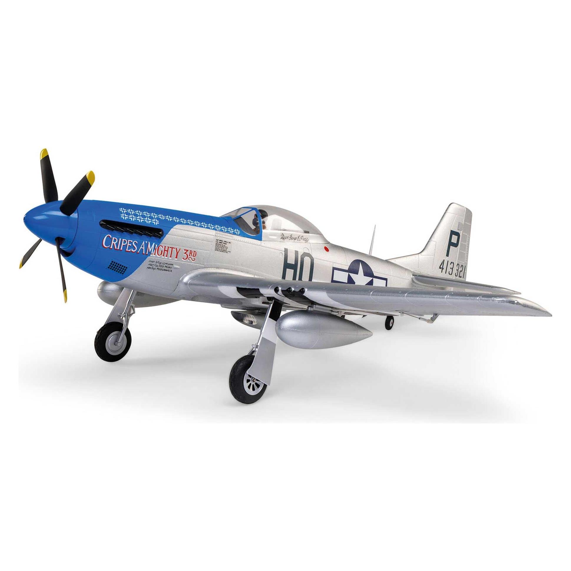 E-Flite P-51D Mustang 1200mm Elektromotor Warbird PNP (Warbird) (EFL08975)