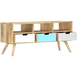 vidaXL TV-Schrank 110×35×48 cm Massivholz Mango