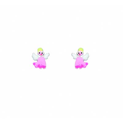 Paar Ohrhänger ADELIA´S "Engel Ohrstecker Ohrringe 925 Silber", pink (silber), Ohrringe, Damen, Damen, Silber 925 (Sterlingsilber), Silberohrringe Engel