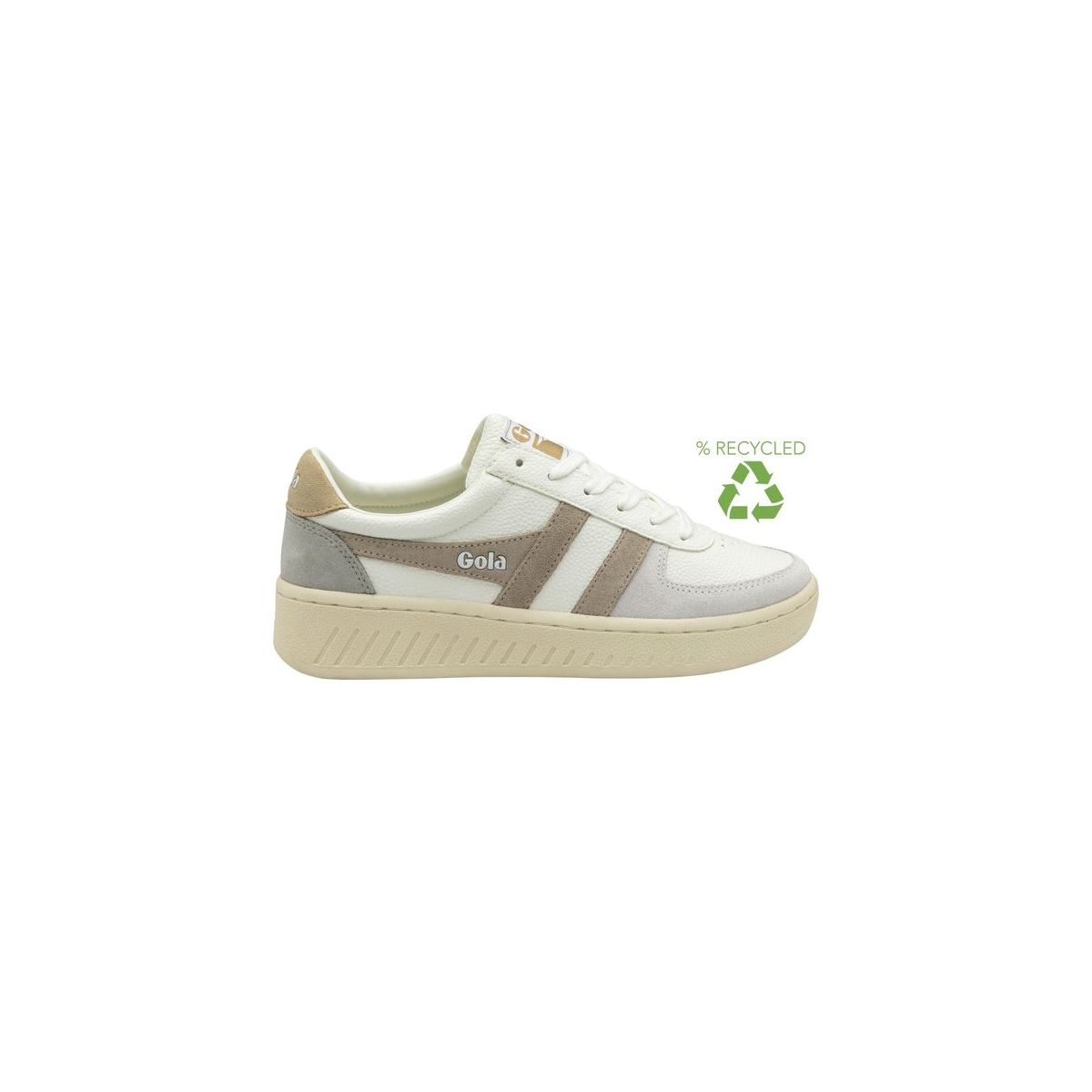 Gola Grandslam Trident Sneaker Women white/feather grey/oat (HG) 37 CLA415-HG-37-whitefeathergreyoat
