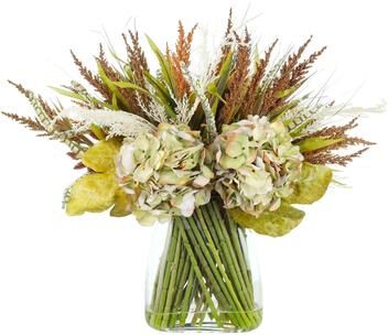 Creative Labs Fall Arrangement with Assorted Heather and Hydrangeas
