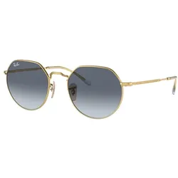 Ray-Ban 0RB3565 JACK 001/86 Gold Gr. 53/20 (mit Sehstärke)