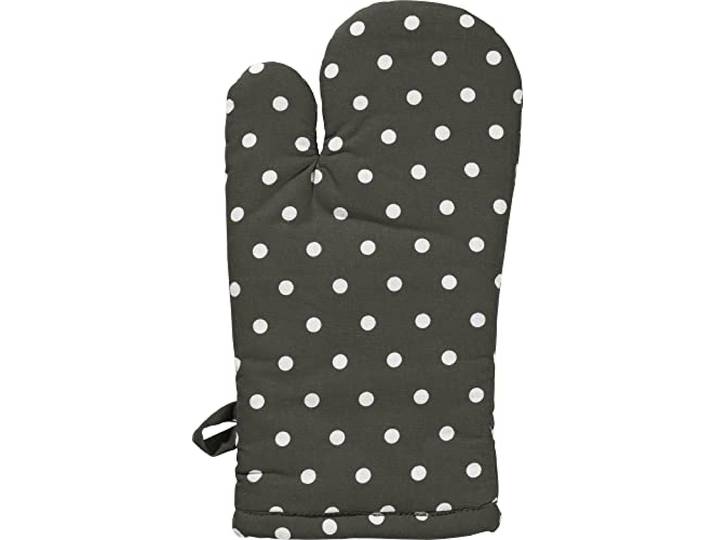 REDBEST Ofenhandschuh, Backofenhandschuh Punkte, 100% Baumwolle - hitzebeständige Wattierung, außen Robustes, glattes Gewebe (weitere Farben)
