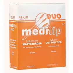 Meditip DUO Watteträger 75 mm