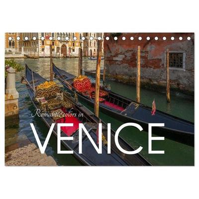 Romantic colors in Venice (Desk Calendar 2027 DIN A5 landscape), CALVENDO 12 Month DeskCalendar