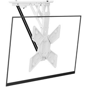 myWall TV-Deckenhalterung HL40MWL, für 23 - 55 Zoll, weiß, bis 30 kg, elektrisch klappbar, mit Fernbedienung