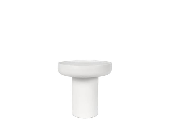Table basse ronde de 50 cm, couleur blanche