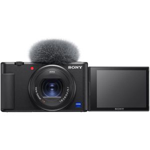 Sony ZV-1F Kompaktkamera, mit 3 Zoll Display, 1'' Sensor, WLAN, Bluetooth, 4K, 20 MP