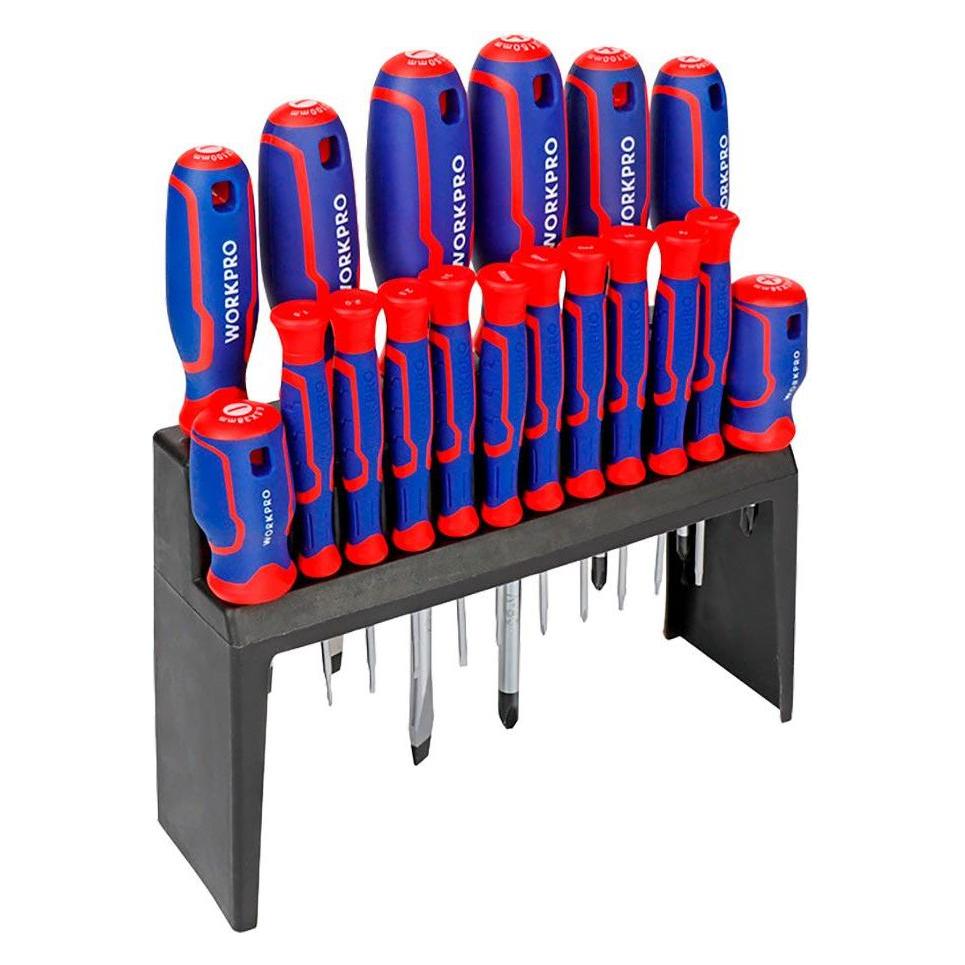 Workpro Schraubendreher-Set Phillips Flach Torx 18 Stücke (62253294)