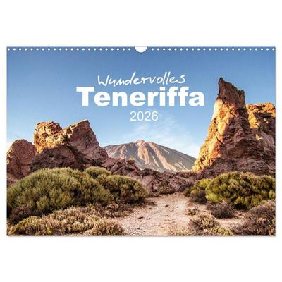 Wundervolles Teneriffa (Wandkalender 2026 DIN A3 quer), CALVENDO Monatskalender