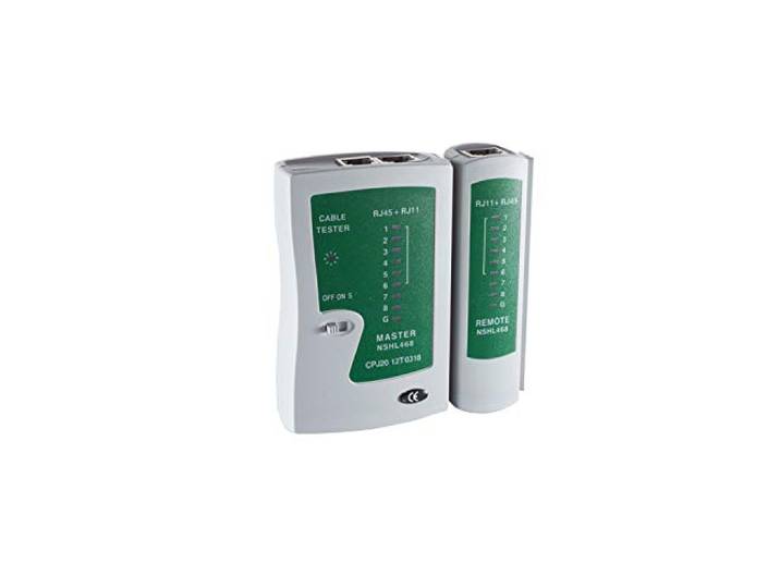LAN kabeltester voor netwerkkabels - RJ45, RJ12 en RJ11