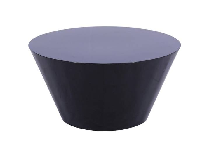 Stylife Couchtisch, Schwarz Hochglanz, rund, 70x36x70 cm, Wohnzimmer, Wohnzimmertische, Couchtische