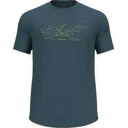 ODLO Herren Shirt ASCENT PW 130 RUN. BIKE. HIKE., Größe S in Grau Grau