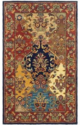 SAFAVIEH Handmade Heritage Lyra Traditional Oriental Wool Rug