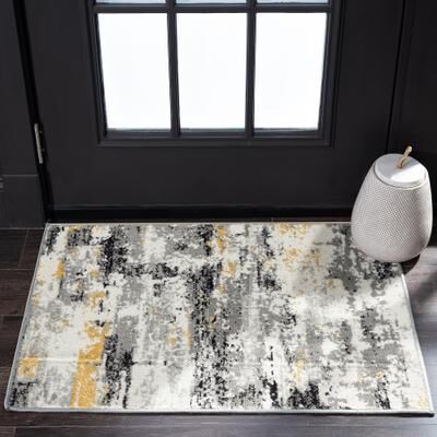 Alise Rugs Eternal Industrial Abstract Indoor Area Rug